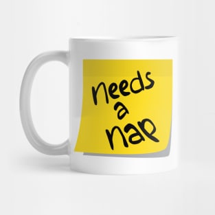 Needs a Nap Sticky Note Mug